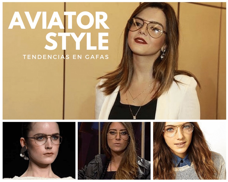 tipo Aviator tendencia en gafas graduadas! Ópticas ClaraVisión