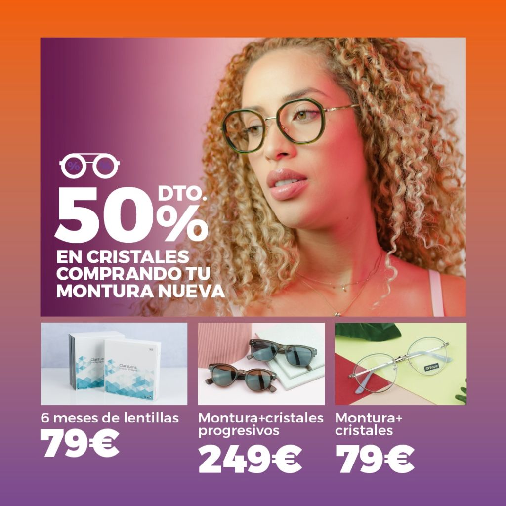 Ofertas óptica ClaraVisión Campello