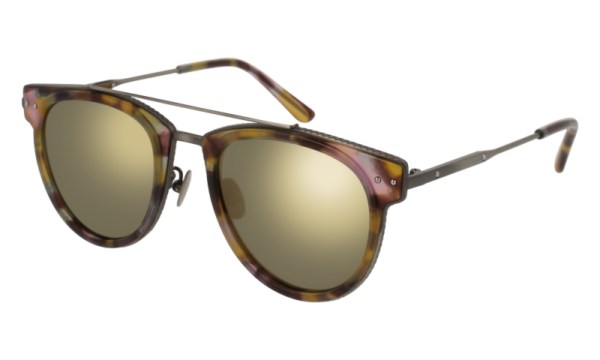 Bottega Veneta Gafas de Sol Mujer BV0123S 004 AVANA Pasta Dimensiones 50 21 145 PQNZC821 1692